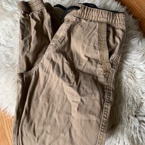 Boys Drawstring Cotton Joggers